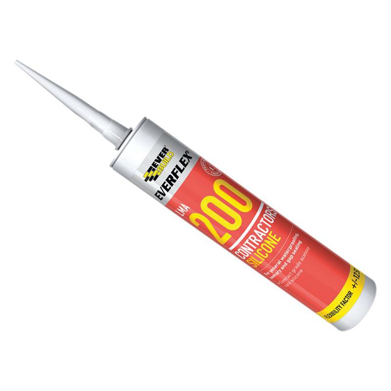 Everbuild Sika - Everflex? LMA 200 Contractor's Silicone 295ml Translucent