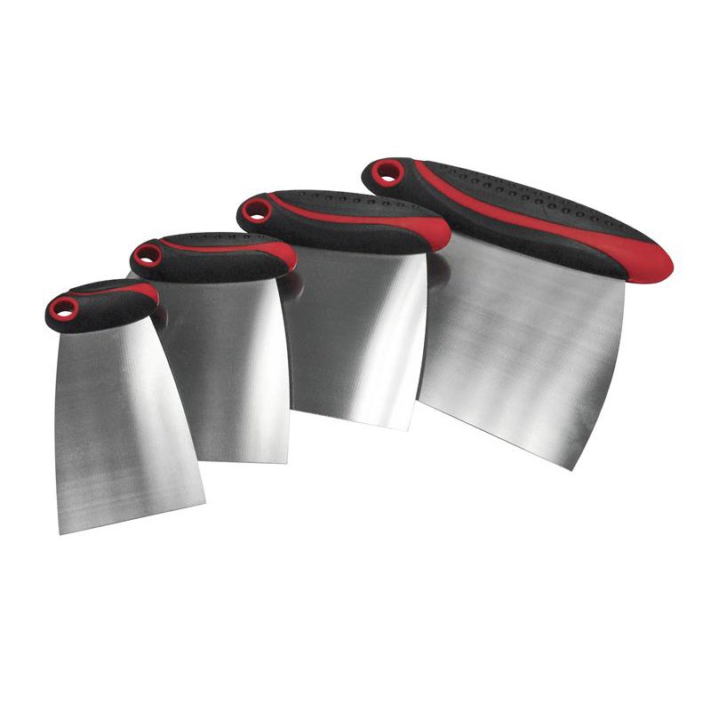 Faithfull - Stainless Steel Filler & Spreader Set, 4 Piece