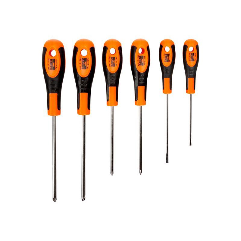 Bahco - 600 Series Screwdriver Set, 6 Piece