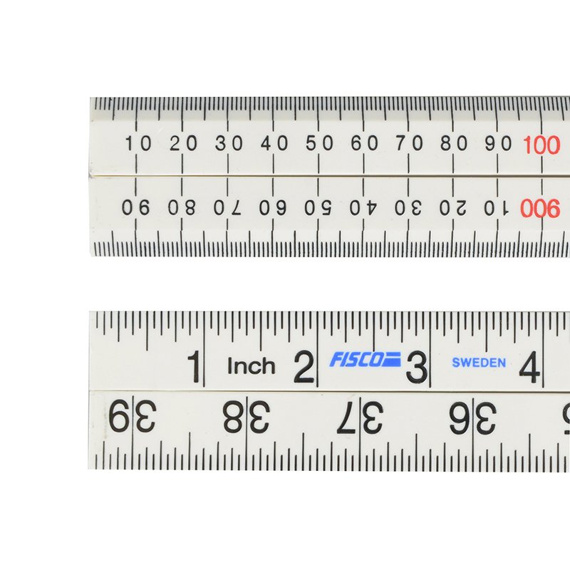 Fisco - XFB1ME White Nylon Rule 1m / 39in