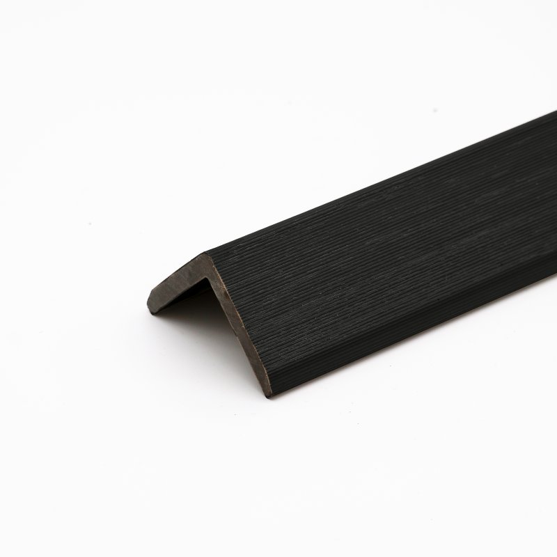EazyClad 5S - Ebony Black Angled Composite Cladding Trim