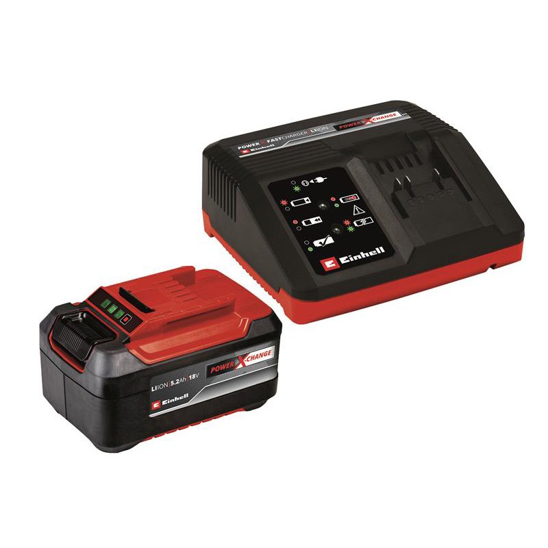 Einhell Einhell - Power X-Change Battery & Charger Starter Kit 18V 1 x 5.2Ah Li-ion
