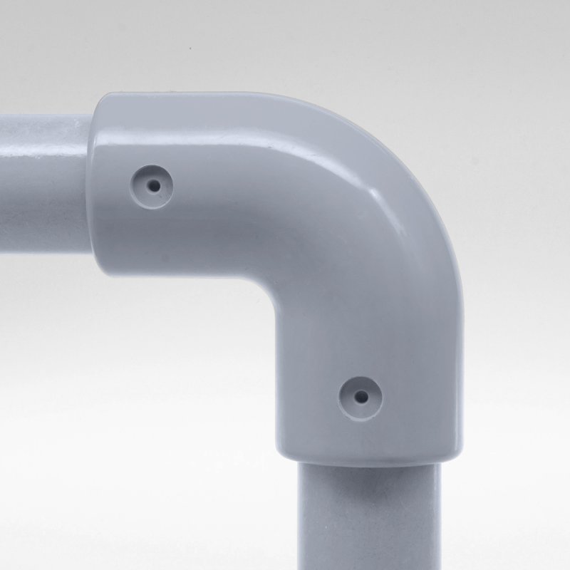 Barclay & Mathieson 90 Degree Elbow Joint to suit 50mm GRP Handrail - Grey