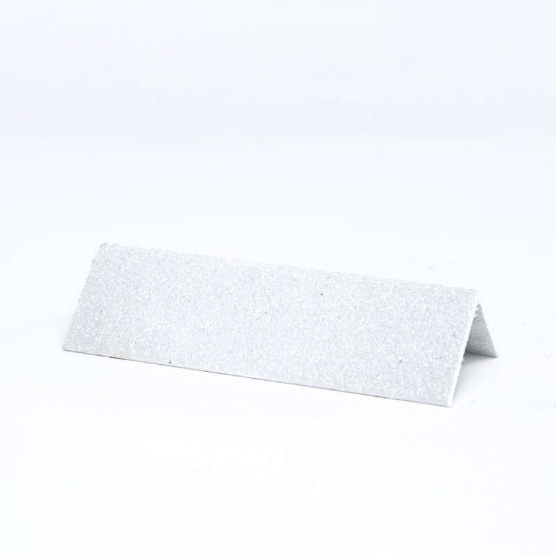 Barclay & Mathieson 4m Equal Angle Gritted Tread GRP Nosing White - 4mm x 55mm x 55mm