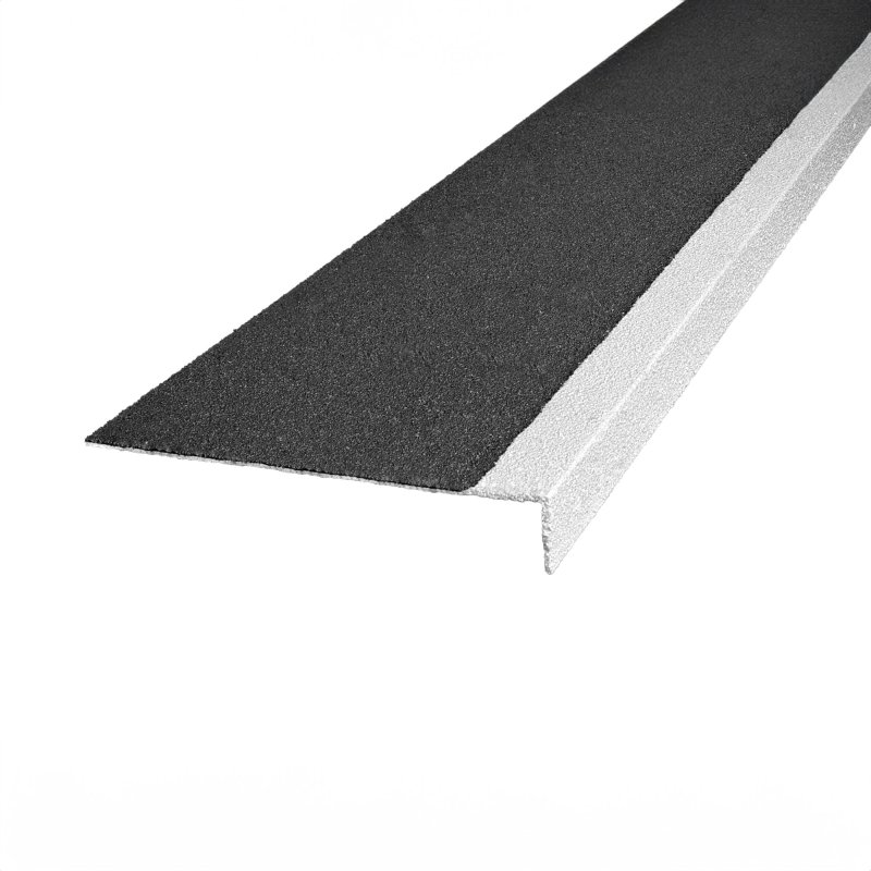Barclay & Mathieson 3.6m Gritted GRP Stair Tread Cover Black / White