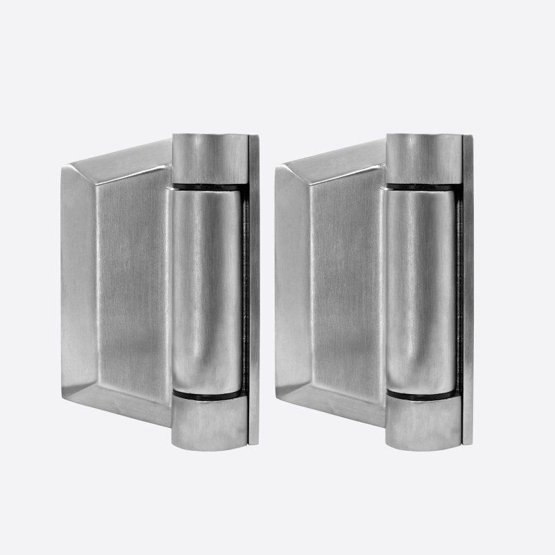 BM Architectural Polaris 155 Self-Closing Hinges - Glass to Wall
