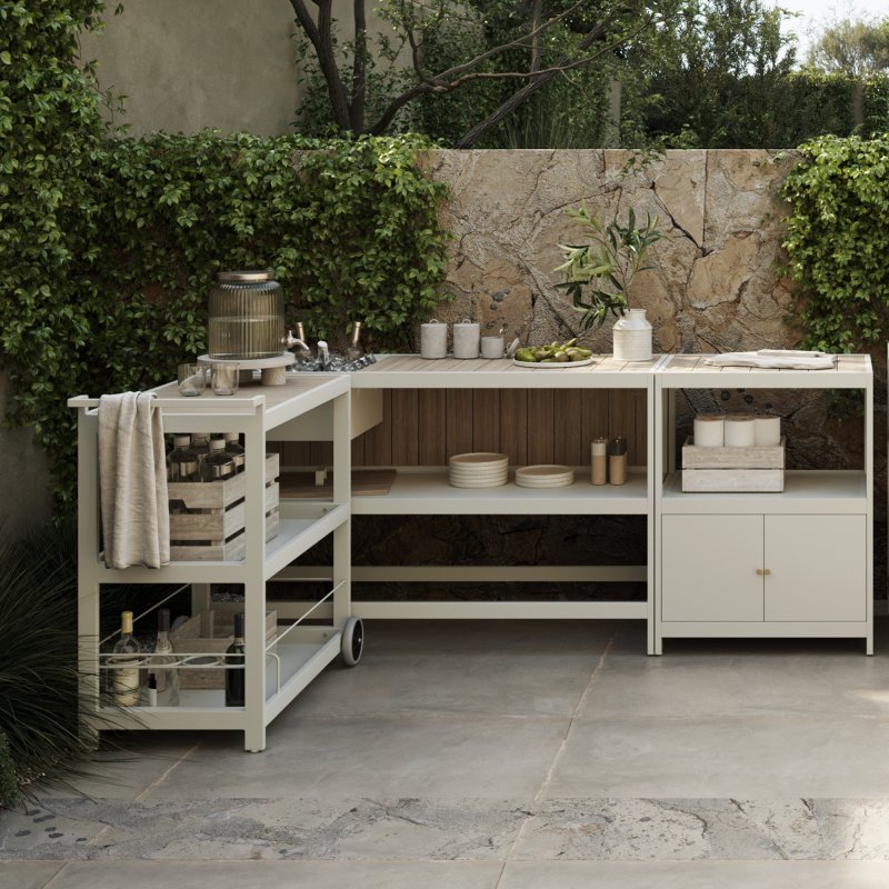 Ecoscape Ecoscape Outdoor Kitchen - Cotton Set of 3 Units & Covers