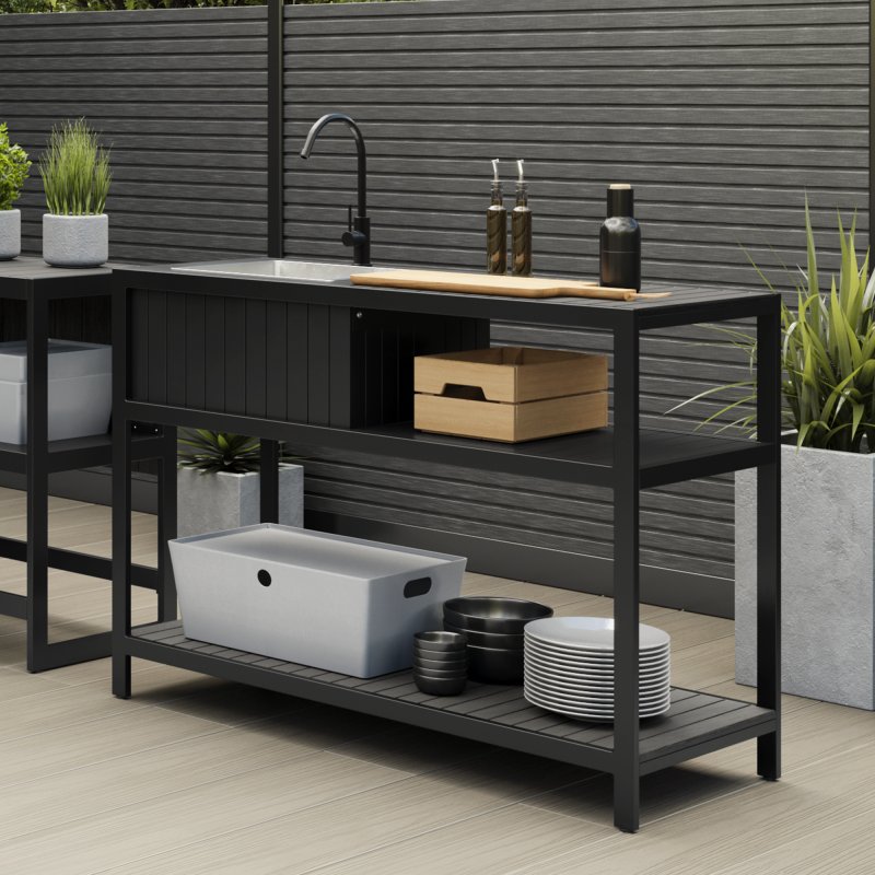 Ecoscape Ecoscape Outdoor Kitchen - Smoke Sink Unit Including Tap & Cover