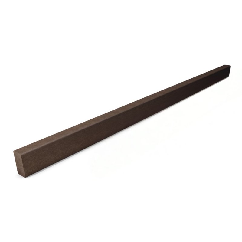 BM Architectural 160 x 80 x 2000mm Recycled Plastic Sleeper - Brown