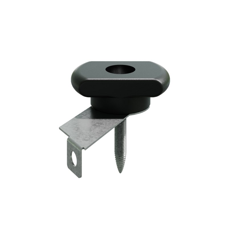 DuraPost® DuraPost® Universal Capping Rail Fixing (Pack of 3)- Black