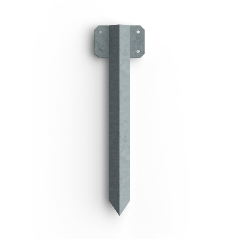 FENCEMATE® Sleeper Pin Straight Bracket 365 x 2mm - Galvanised