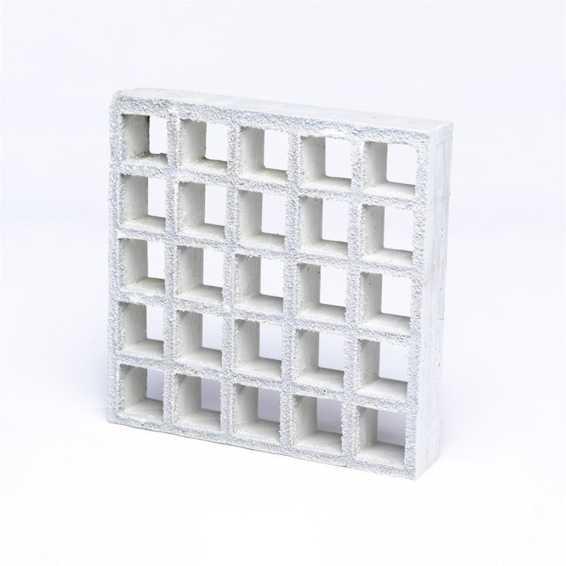 Barclay & Mathieson 15mm Open Mesh Gritted GRP Grating - 3660mm x 1220mm - Light Grey - RAL 7047