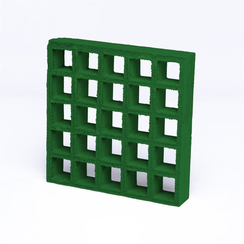 Barclay & Mathieson 38mm Open Mesh Gritted GRP Grating - 3660mm x 1220mm - Green - RAL 6001