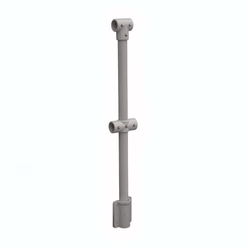 Barclay & Mathieson GRP Mid Post -Side Mount - Grey (RAL 7036)