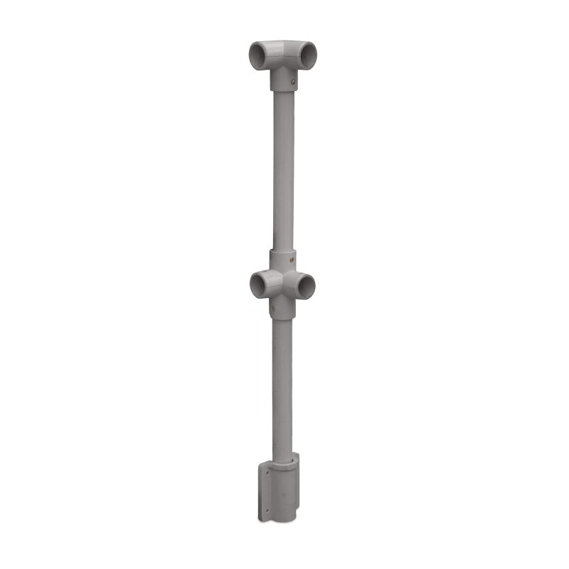 Barclay & Mathieson GRP Corner Post - Side Mount - Grey (RAL 7036)