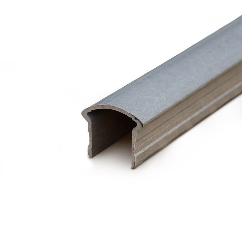 Barclay & Mathieson 6m GRP Ergonomic Handrail - Grey RAL 7001