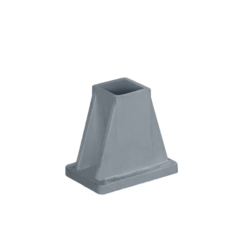 Barclay & Mathieson Box Foot to suit 50mm GRP Box Profile - Grey