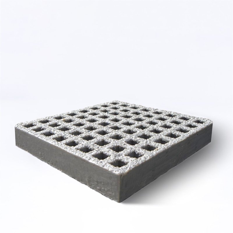 Barclay & Mathieson 38mm Mini-Mesh Gritted GRP Grating - 3660mm x 1220mm - Dark Grey - RAL 7047