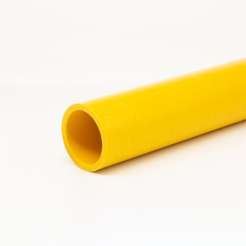 Barclay & Mathieson 6m GRP Handrail Tube Middle Rail - 38mm Diameter - Yellow