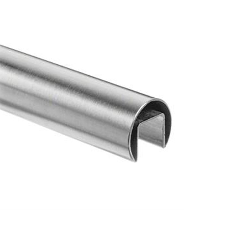 BM Architectural 6m Stainless Steel Round Slotted Tube