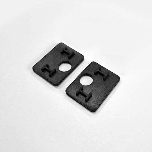 BM Architectural Eazypost 8mm Rubber For Small Square Glass Clamp 92110