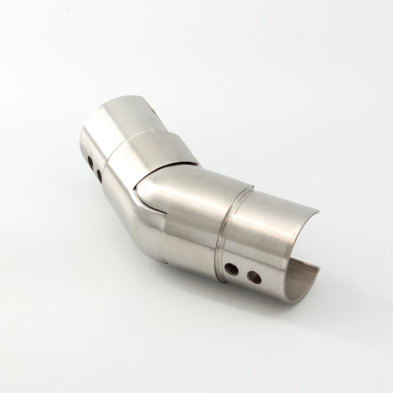 B+M EazySlot Articulated Downward Slotted Handrail Joint