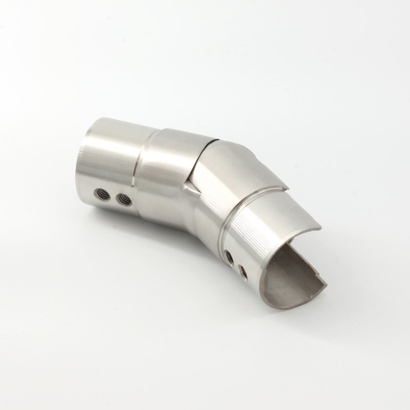 B+M EazySlot Articulated Upward Slotted Handrail Joint