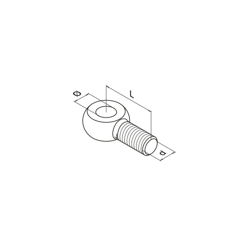 BM Architectural Eazywire Eye Bolt