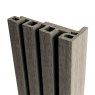 B+M Silver Birch Composite Slatted Cladding End Trim