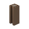 B+M 3m Walnut Composite End Fence Post