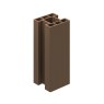 B+M 1.94m Walnut Composite Inter Fence Post