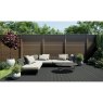 B+M HomeDeck Charcoal Embossed Flat Decking Trim