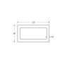 120 x 60 x 3.5mm - 7.5m Mild Steel Rectangular Box Hollow Section - BSEN10219 S235JR