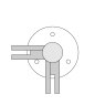 BM Architectural Pre-Assembled Glass Balustrade Round Corner Post with Fixed Handrail Saddle