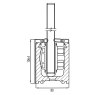 B+M Eazylock 0.36kN Channel 3M Base Fix Kit