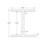 BM Steel 152 x 89 x 16KG Universal Beam - BSEN10025-2 S355J0