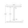 BM Steel 305 x 102 x 25KG Universal Beam - BSEN10025-2 S355J0