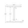 BM Steel 305 x 102 x 28KG Universal Beam - BSEN10025-2 S355J0