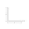 BM Steel 70 x 70 x 10mm - 6m Mild Steel Angles - BSEN10025-2 S275JR