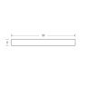 30 x 8mm - 6m Black Flats Light - BSEN10025-2 S275JR