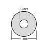 ForgeFix - TechFast Bonded EPDM Washer 5.5 x 19mm Box 100 ForgeFix - TechFast Bonded EPDM Washer 5.5 x 19mm Box 100