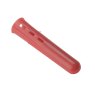 Red No.6-8 (Box 1000) ForgeFix - Expansion Wall Plugs, Plastic (Box)