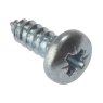 1in x 10 (Box 200) ForgeFix - Self-Tapping Screws, Pozi, Pan Head, ZP