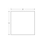 12 x 12mm - 6m Black Solid Squares - BSEN10025-2 S275JR