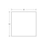 16 x 16mm - 6m Black Solid Squares - BSEN10025-2 S275JR