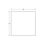 BM Steel 20 x 20mm - 6m Black Solid Squares - BSEN10025-2 S275JR