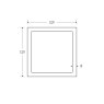 120 x 120 x 8mm Square Hollow Section - BSEN10219 S355J2H
