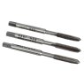 M4 x 0.7 (3 Pack) Faithfull - HSS Straight Flute Tap Set, 3 Piece