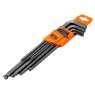 Bahco - BE-9770 Metric Long Ball End Hex L-Key Set, 9 Piece