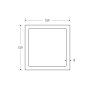 150 x 150 x 8mm Square Hollow Section - BSEN10219 S355J2H